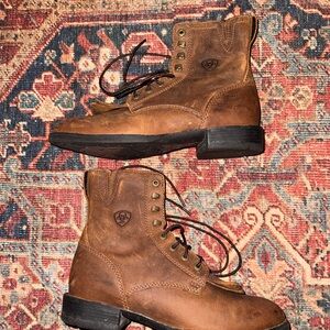 Ariat Women's Brown Lace-Up Boots